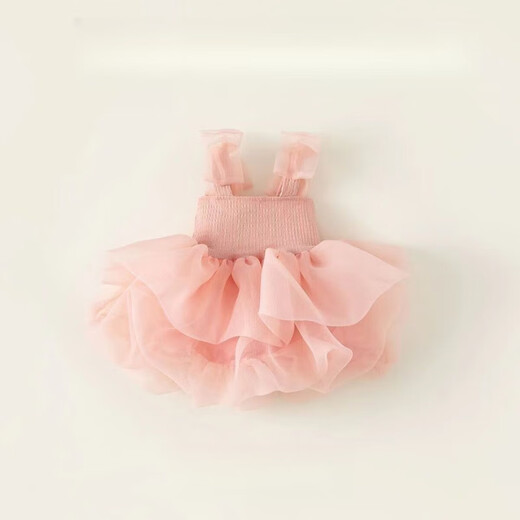 HAL.DUCK Princess Dress Girls Summer Dress Baby Skirt Suspender Puff Skirt Baby Dress Temperament Birthday Princess Dress Brand White 80 Recommended height is around 70cm