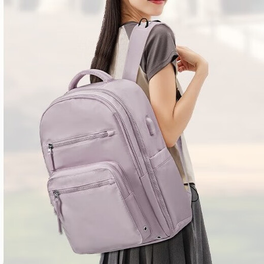 Goyn grenzüberschreitender neuer Reise-Rucksack für Damen Rucksack große Kapazität Bordkurzdistanzgeschäftsreise für Reisebasche mit 6636 Metern weiß
