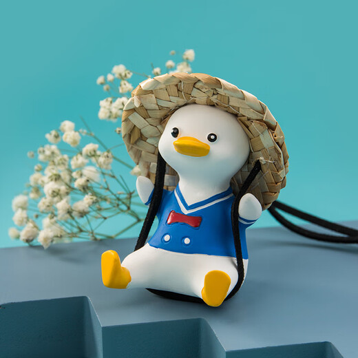 Manmang ist geeignet für Cartoon Astronaut Auto Hanging Ornamente Internet Promi Swing Ente süße Anhänger Paar Ins Windmühle Rücken 13791 Gans