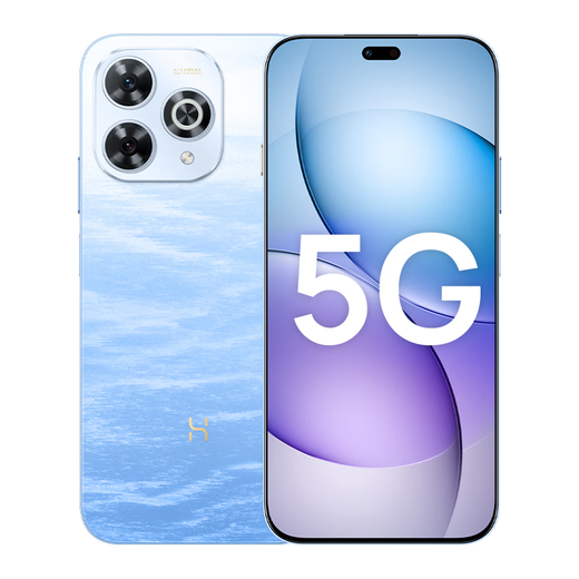 Huawei smart mobile phone new product 5G hi enjoy 80pro Huawei new phone launched in 2025 24 issues | interest-free 6100mAh whale battery life Hongmeng Eco mate70 Xinghai Blue 8GB 256GB 40W super fast charging official standard + free 90-day broken screen protector