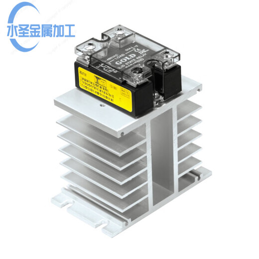 GOLD single-phase 40A solid state relay DC control AC 220V solid state relay SAP4840D+CR75 radiator