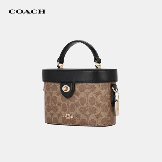 COACH brand direct supply women's bag GEORGIE GEM box bag hand-held crossbody bag CBR31 New Year gift