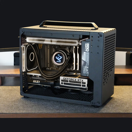 AMD Ryzen R7 9800X3D/5080/5070TI/RX9070XT without graphics card mini mini game ITX desktop computer host assembly computer thousand frames e-sports complete machine configuration three丨R7 9800X3D/9060XT 16G