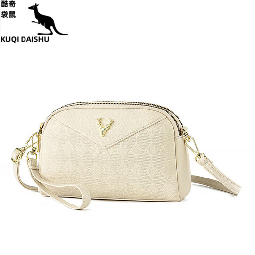 KUQIDAISHU bolso para mujer 2025 nuevo bolso cruzado versátil bolso de concha de cuero suave de moda bolso para teléfono móvil bolso ligero bolso de hombro negro