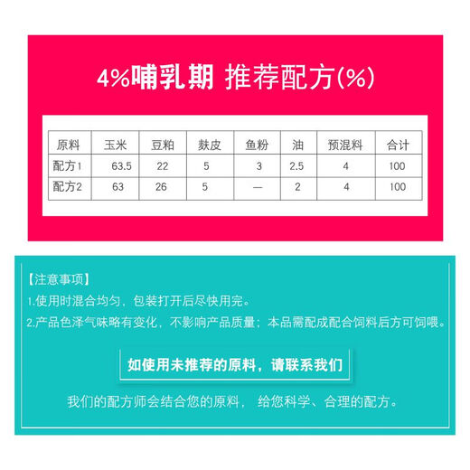 4 pig premix pig farm for small piglets, fattening pigs, medium pigs, large pigs, gestation and lactation sow feed 40Jin Jin is equal to 0.5kg 4 large pig premix 20kg