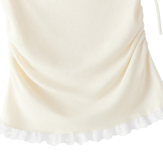 Silk Cypress House Sweater en tricot à une longueur 2025 Été Nouveau Style Femme littéraire Lady Pullover courte courte à manches courtes