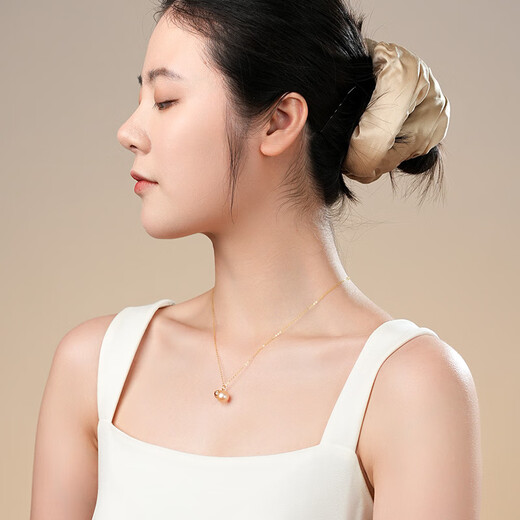 Dara natural freshwater pearl pendant 925 silver gourd necklace strong light classic versatile birthday gift for women to wear and practical