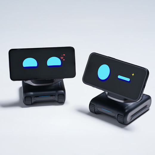 
LOOIROBOT robot Desktop voice interaction companion electronic machine dog AI intelligent bionic behavior system Learning memory face recognition gesture perception mobile phone magnetic linkage Black (screen-free)