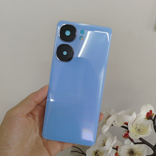 Suitable for IQOONeo9 glass back cover neo9pro to replace the original back shell mobile phone rear screen battery cover shell suitable for IQOONeo9 white + frame + heat dissipation sticker