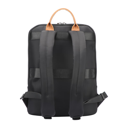 Bopai laptop backpack for women business commuting bag genuine leather backpack small college student schoolbag women black