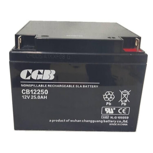 CGB蓄电池CB12250 长光12V25AH 铅酸免维护 UPS电源 EPS电源配套