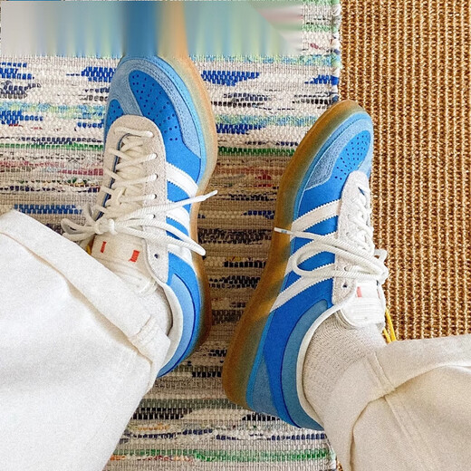 Adidas Gazelle Bad Bunny Bad Pizza Rabbit Maint Maint Sports и повседневная обувь для мужчин и женщин If9735 Blue If9734 (Spot) 36