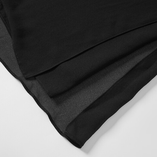 Jiuzi (JUZUI) commuting flowing and light casual wide-leg pants for women in summer JWDX11303 simple black L