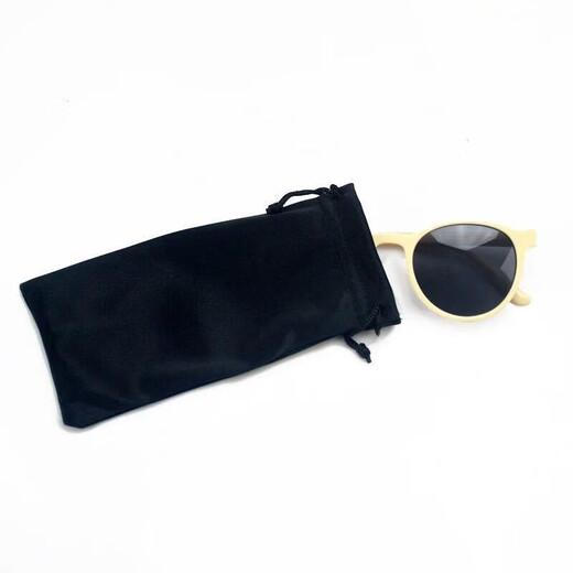 Glasses cloth bag cloth glasses bag glasses storage bag sunglasses bag black goggles glasses bag 5 pieces