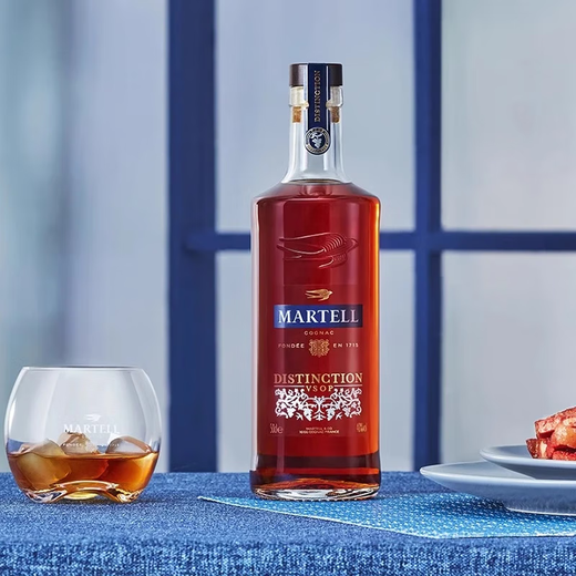Martells Promi Dingsheng gegen Cognac Wein importierte französische Spirituosen Pernod Liga Offizielle Produkte Martells Dingsheng vsop 500ml