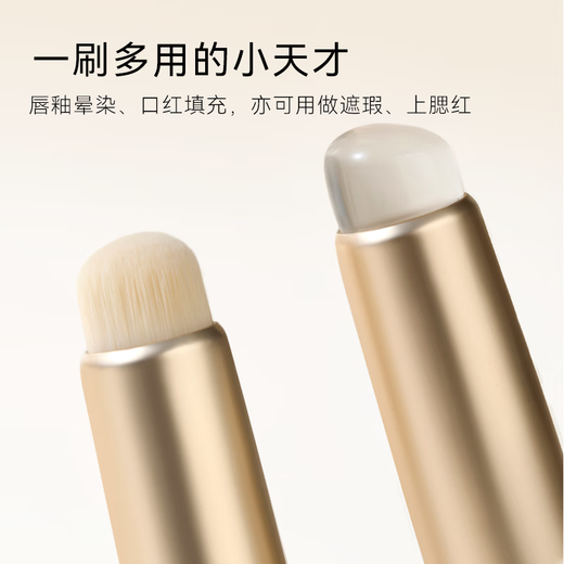 Made in Tokyo, blending brush + 2 silicone lip brushes, concealer lipstick, lip glaze, lipstick, lip mud brush, comes with lid, small and portable