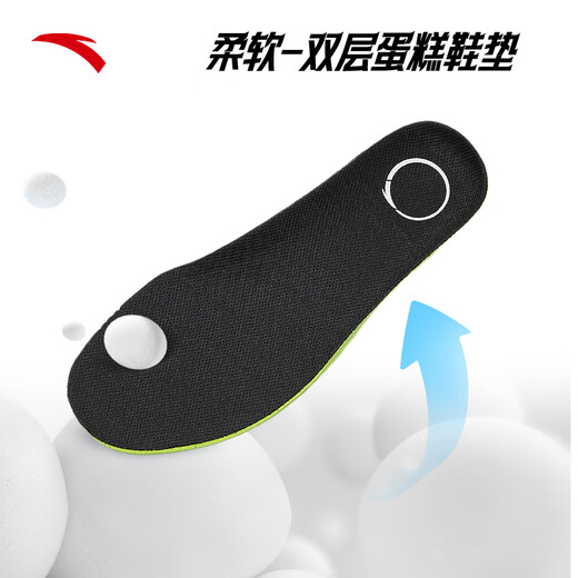 安踏神行运动鞋丨轻便网面透气夏季减震耐磨跑步鞋健身训练黑色鞋子