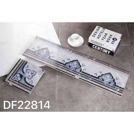 纪俪田微晶全瓷波导线150x800波打线客厅过道玄关地脚线踢脚线瓷砖 151208(宽150x长1200)