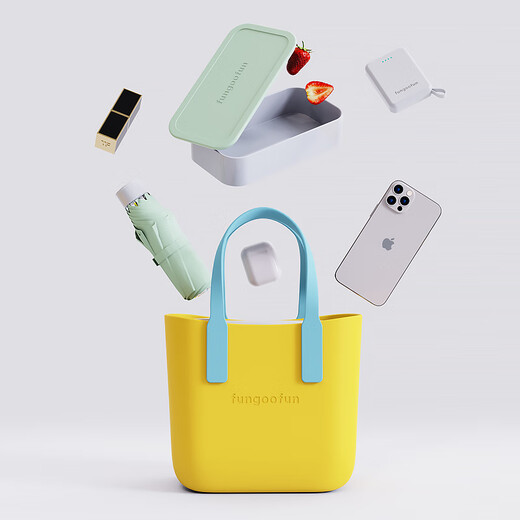 Zefer [Nuevo producto] Van Gogh Fan’s Bolso para bolsos impermeables para mujeres lindos bolsos al aire libre para viajar con bolsas de cubo amarillo, incluyendo forro interior
