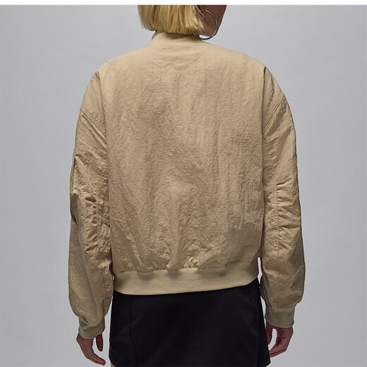 Nike (Nike) Frauenkleidung, komfortable, lässige, vielseitige lose gewebte Sportständer-Kragenjacke HJ0545-206 HJ0545-206 M