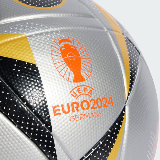 adidas European Cup final stage, football for competition/training, adidas official IX4046 metal silver/gold/black/red fluorescent No. 5 ball