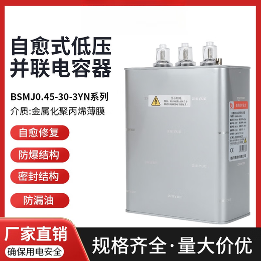 Capacitor cabinet self-healing low-voltage parallel capacitor 400V450V480V30kvar compensation 20Kvar 690