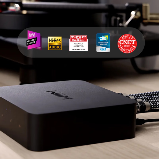 Yuechangxing WiiM Pro wireless hifi digital broadcast decoding machine DAC decoding lossless HiFi music digital player streaming media WiiM Pro Plus (advanced version) with remote control music streaming lossless player