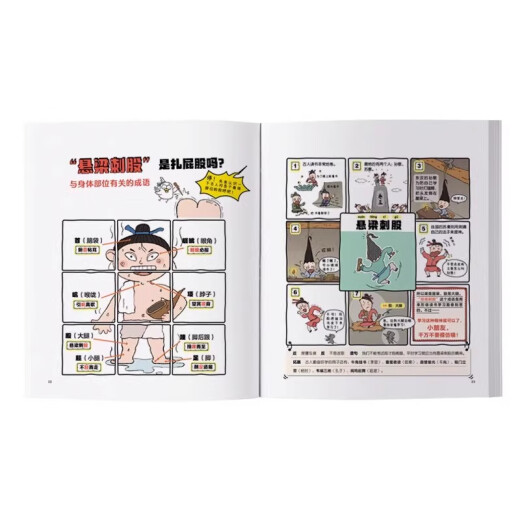 Modismos genuinos que solicitan, completan 4 volúmenes, cultura tradicional, estudios chinos, historia de idiomas, libros ilustrados para niños, dos mil cómics humorísticos, 689 conocimientos de idiomas, libros de imágenes generales y libros de iluminación para grados de escuela primaria Especificaciones sin especificaciones sin especificaciones