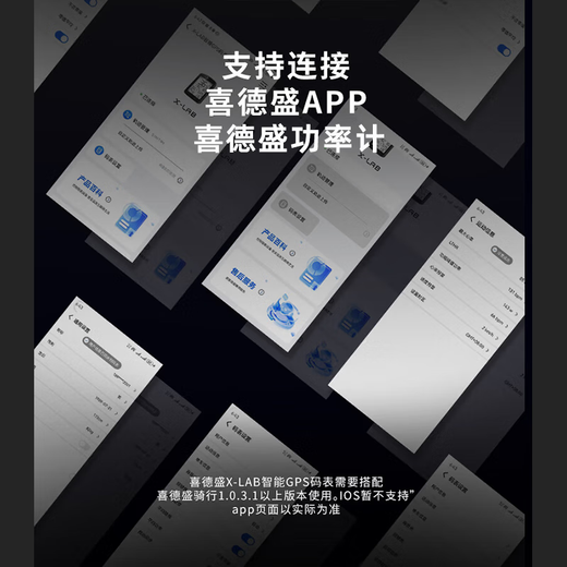 喜德盛（xds）可连喜德盛功率计AD自行车码表公路车骑行山地车无线防水GPS 支持喜德盛功率计