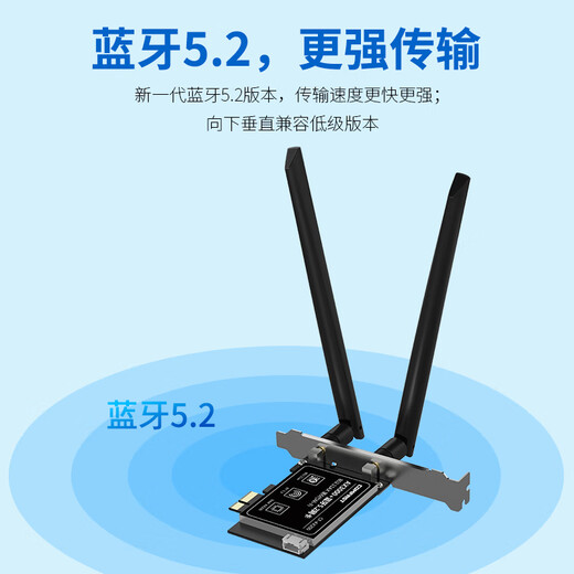 COMFAST CF-AX90 WiFi6 gaming e-sports PCI-E network card 900M dual-band high-power pcie wireless network card desktop WiFi receiver Bluetooth 5.4 3000M AX200 racing model