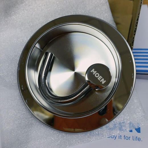 
Moenda full copper solid door hook movable key hook single hook clothes hook rear folding hook ACC9929 stainless steel hole punched model