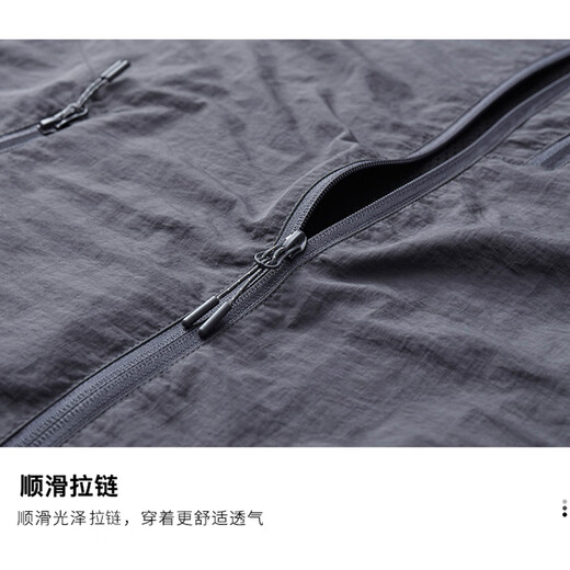 Cat Man Jacket Men's Spring and Autumn Stand Collar Jacket Long Sleeve Workwear Business Loose Casual Top for Young and Middle-aged People Dark Gray XL