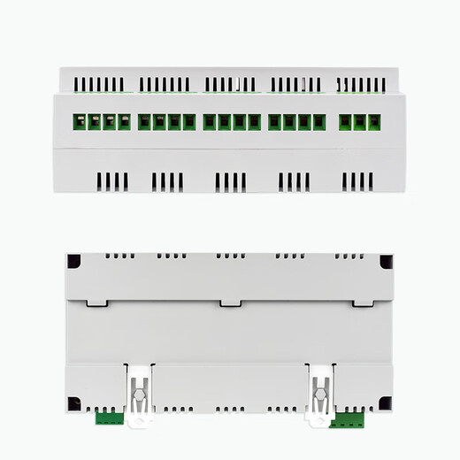 OLUXUN Puerto de red personalizado 485 Hosadera magnética Módulo de control de iluminación inteligente Switch Relay Relay Billiard Hall 50A CX-8212E Mobile Control de teléfono (Puerto de red + 12 Circuito magnético
