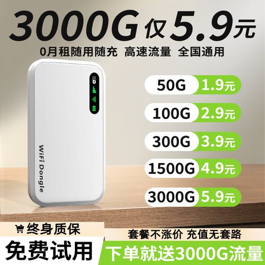 Xiaoyi free one year of traffic, portable wifi 5g unlimited traffic 2025 mobile network portable unlimited speed official flagship store national general traffic network 2024 Xingyao version 30 cores 30 channels free 3000G traffic 5G/month*1 month