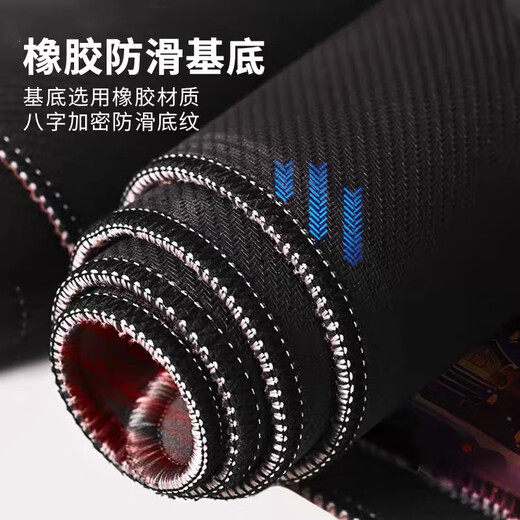 Juyingfeng großes Mauspad, Büro, Spiel, E-Sport, FPS, glatte Matte, zweidimensional, Anime, hoch aussehende Jungen und Mädchen, High-End-Desktop-Matte, 800 x 300 x 2 mm, Zeitungsmädchen