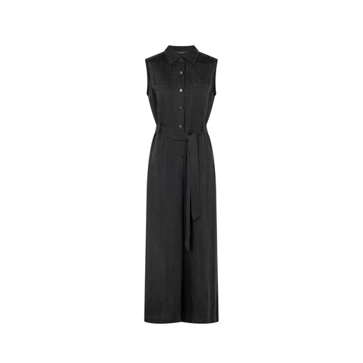 Meiyang Venetian Jumpsuit Lanjing Tianshi Sand Wash Loose Suit [Small 70] Black (édition étendue) M