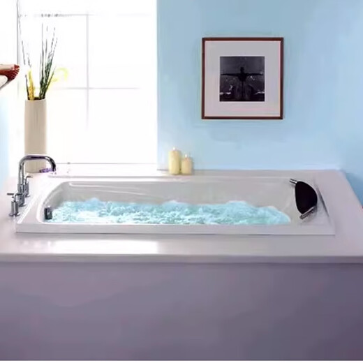 Kohler (Kohler) Kohler Concubine Badewanne K-11301T-0 Regana 1,7 m eingebaute Acrylbadewanne mit Badkissen K-11301T-0 1,7m