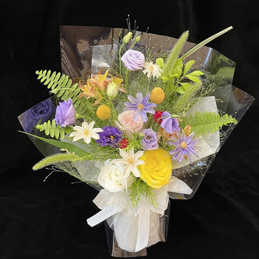 Qiaoxinshi cellophane wrapping paper 50 sheets waterproof paper bouquet wrapping paper handmade diy material practical for new year gifts