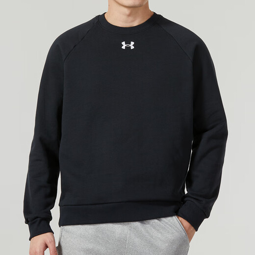 Under Armor Men's 2026 Spring New Sportswear Fitness Round Neck Loose Sweatshirt/Pullover 1379755-001 S