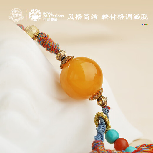 Potala Palace 925 silver beeswax turquoise pendant six-character mantra transfer beads birth year necklace for men and women birthday gifts