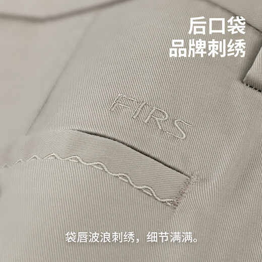 杉杉（FIRS）天丝男装休闲裤短裤男2025夏季新款清爽弹力耐穿宽松五分裤738K 卡其 42