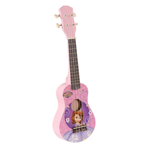 Han Qinxia Little Guitar Children's Ukulele débutant Girls 'Style Students 21 pouces Instrument de musique en bois mignon Peppa Pig 21 pouces