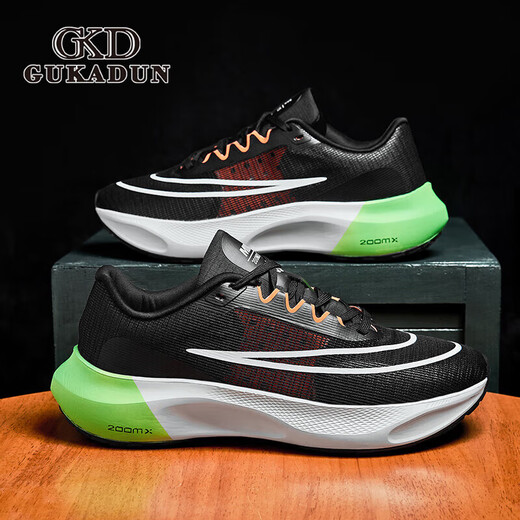 CLENIKEEDAIRNIKE莆田男鞋透气网面休闲运动鞋子男男生跑步软底dunk9907紫 9901_黑绿_NIKE 35 _NIKE