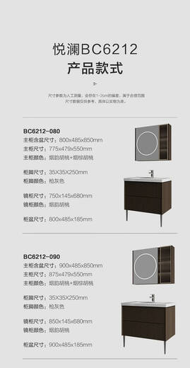 SANQIHU 6212 Serie Combinación de gabinete de baño Combinación de madera maciza simple e inteligente BC6212-120