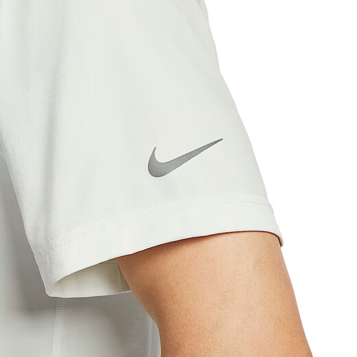 Nike (Nike) Ice Seide Cool Kühlkurzmännische Herren Sommer kleiner Haken runder Hals Lose atmungsaktiven Schnelltrocknen Sportswear Student T-Shirt Top Hv4882-121 L