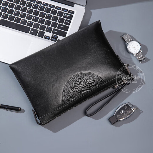 Bolso de hombres de Walker Shop para hombres [Top Capeta Cow Whide] Bolsa de mano Bolsa Magno de hombres Bolsa de gran capacidad Bolsa Tendencia de bolsa informal de tamaño mediano [27*17 cm] Recomendación del gerente de la tienda
