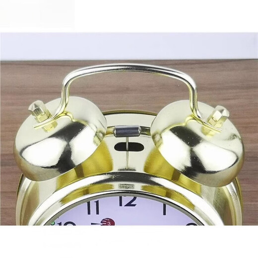 OUOETY Extra-Hit Horseshoe Mechanical Watch Vintage Retro Nostalgic Metal Movement Manual Clock Gold Blue Bronze 1585 [Battery Model]