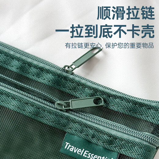 Bangeri Travel Laving and Storage Bolsa de maquillaje Gran capacidad Cosméticos portátiles Pequeños Artículos pequeños Bolsa de lona para hombres y mujeres