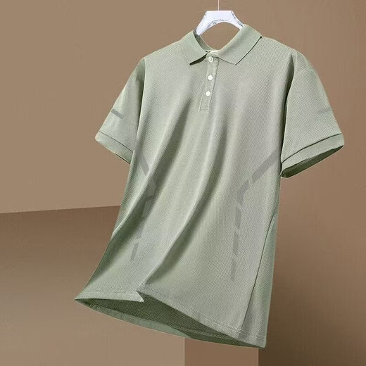 2025 Sommer neuer Männer mit kurzärärmernem Polo-Hemd Revers halbärmelig geschäftsgeschäftsgeschäftsgeschäfts vielseitig, locker großer Top DM Huichao Bay T677 Black XL