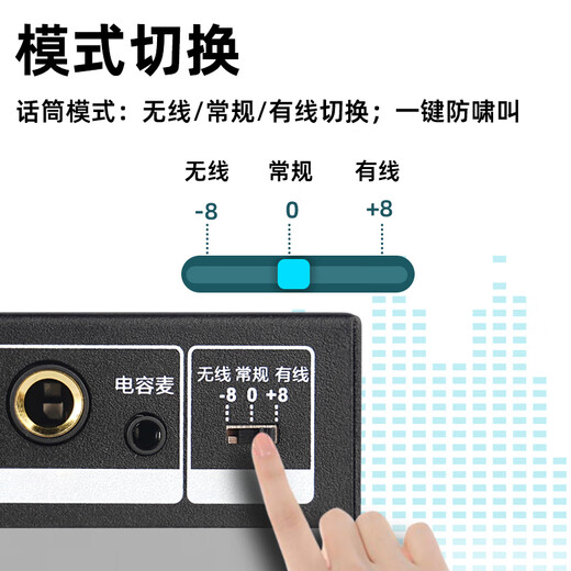 ZUU intelligent one-button fully automatic feedback suppressor anti-howling frequency shifter professional microphone home conference stage KTV conference room equipment FXB2.1 feedback suppressor upgraded version